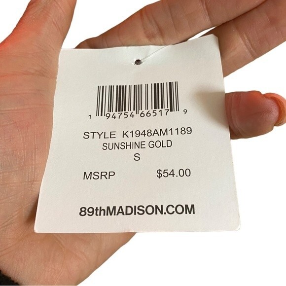 89th & Madison Women’s Ruffled Sleeve Blouse - Picture 7 of 7